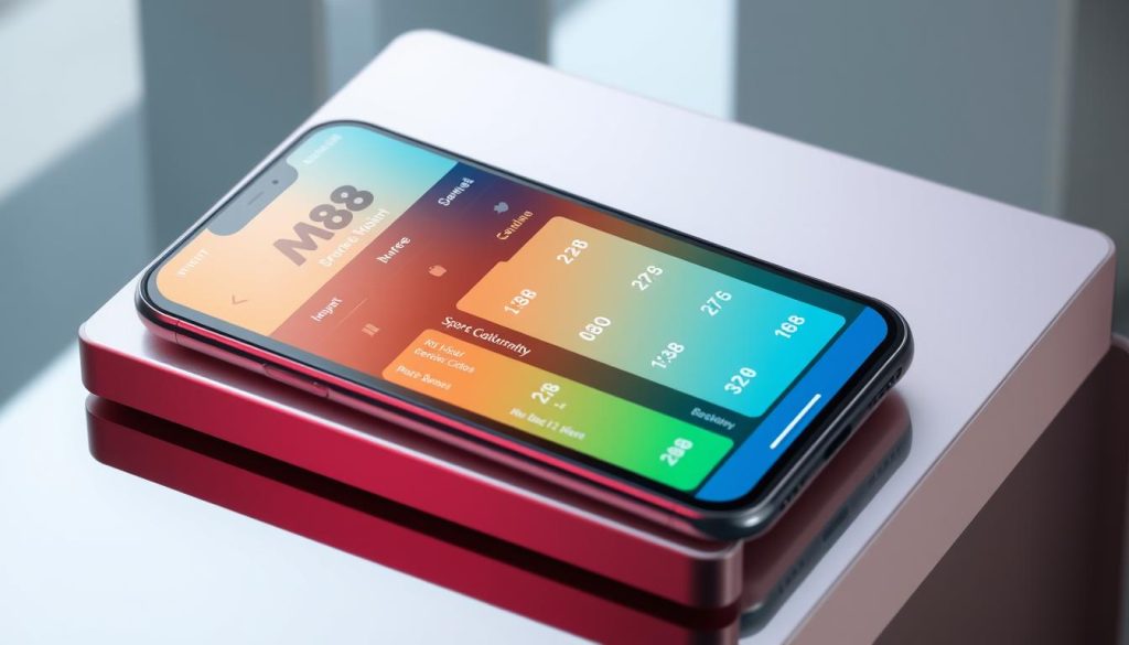 M88 mobile interface