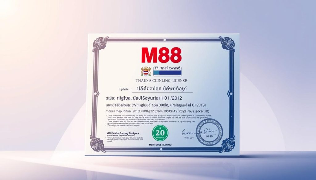 ใบอนุญาตคาสิโน M88 ไทย