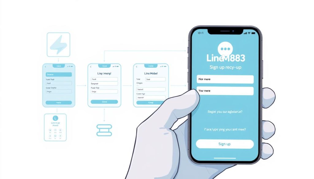 วิธีสมัคร line m88